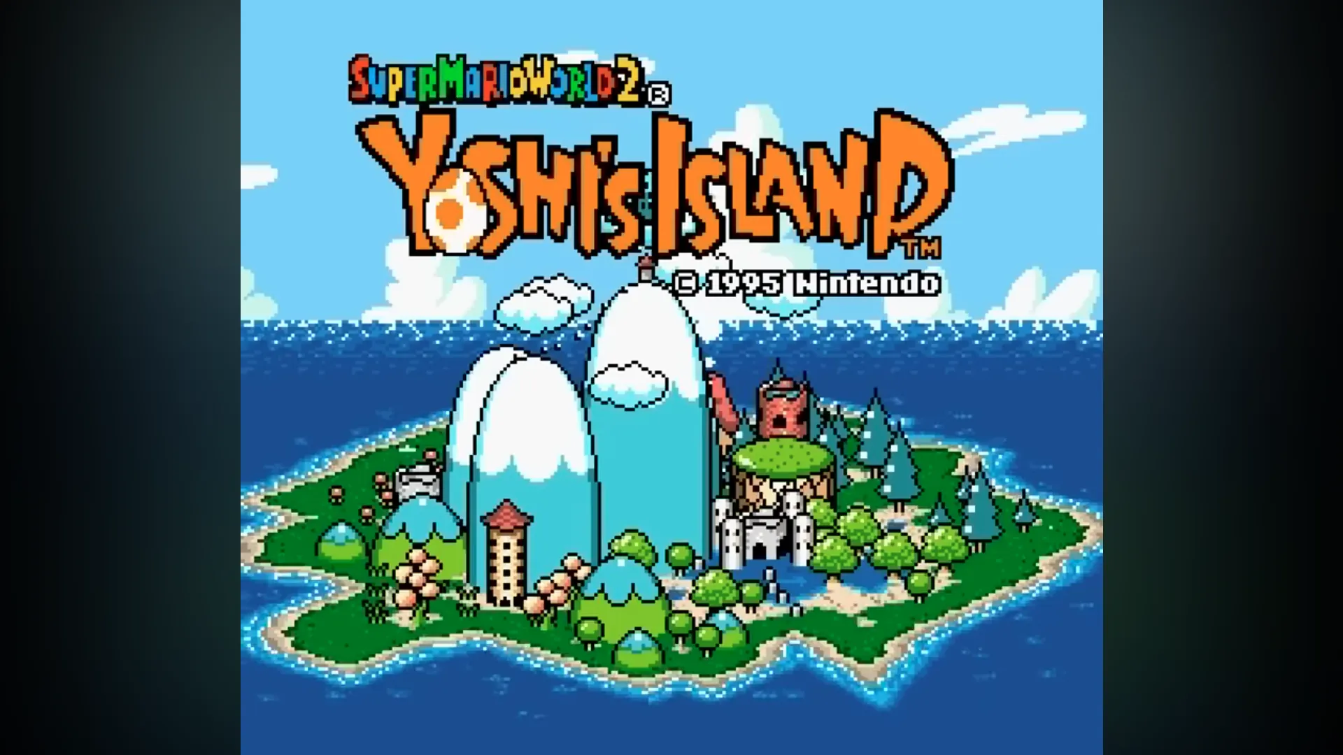 Yoshi Island Title Screen